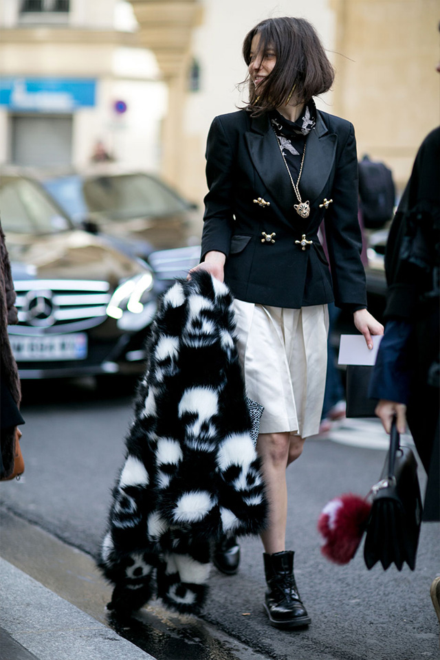 Неделя моды в Париже F/W 2015: street style. Часть 3 (фото 22)