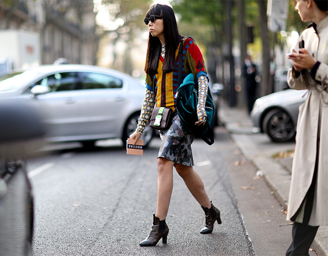 Неделя моды в Париже S/S 2015: street style. Часть I (фото 22)