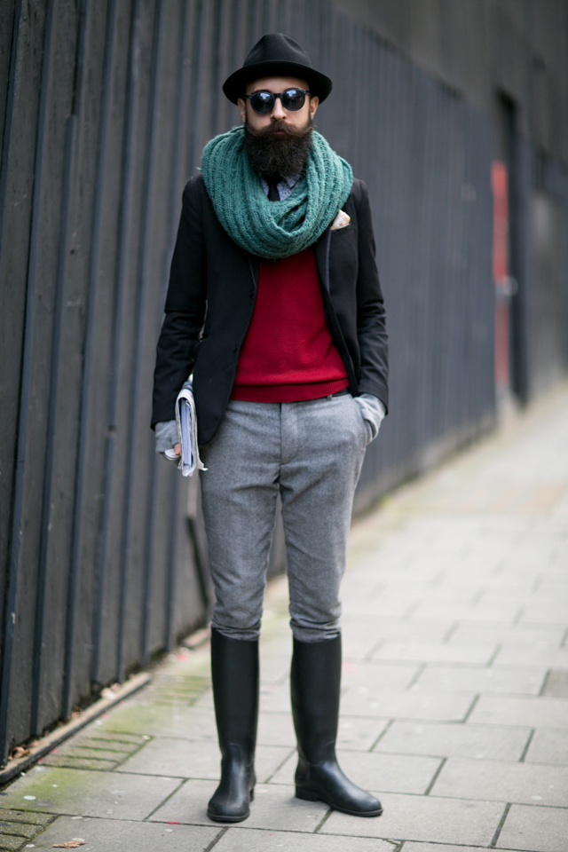 Мужская неделя моды в Лондоне F/W 2015: street style. День первый (фото 9)