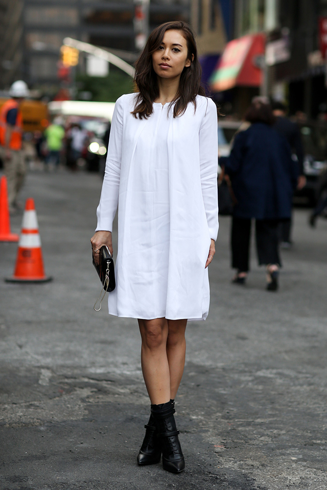 Неделя моды в Нью-Йорке S/S 2015: street style. Часть VII (фото 10)