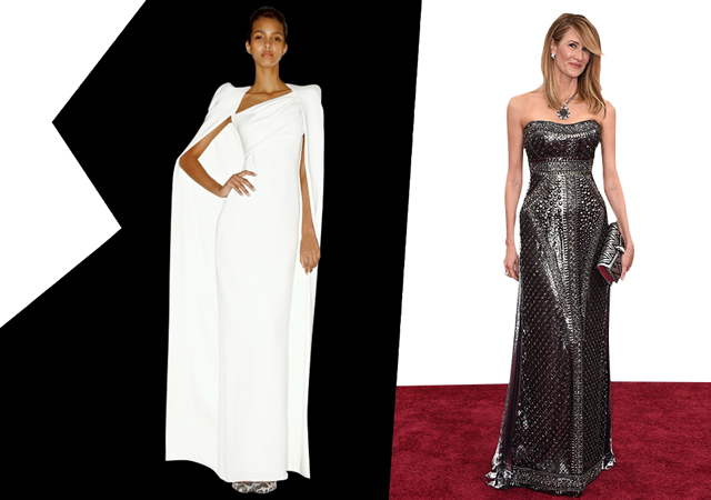 Во что были одеты номинантки "Оскара" и что им идет на самом деле (фото 7)