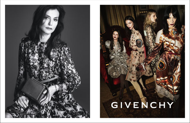 рекламная кампания Givenchy, осень-зима 2014