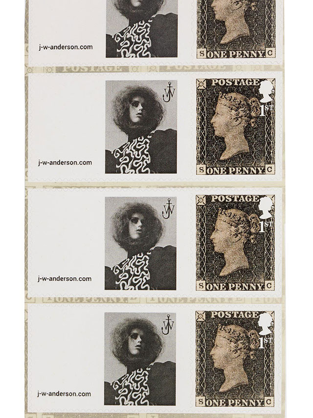 Рекламная кампания J.W. Anderson вышла в почтовых марках (фото 1)