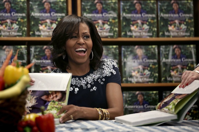 Мишель Обамы представила новую книгу о садоводстве