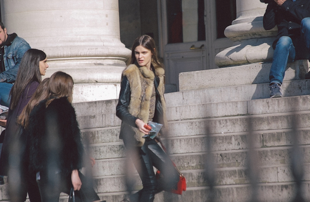 Гости показа Hermès, осень-зима 2014 (фото 7)
