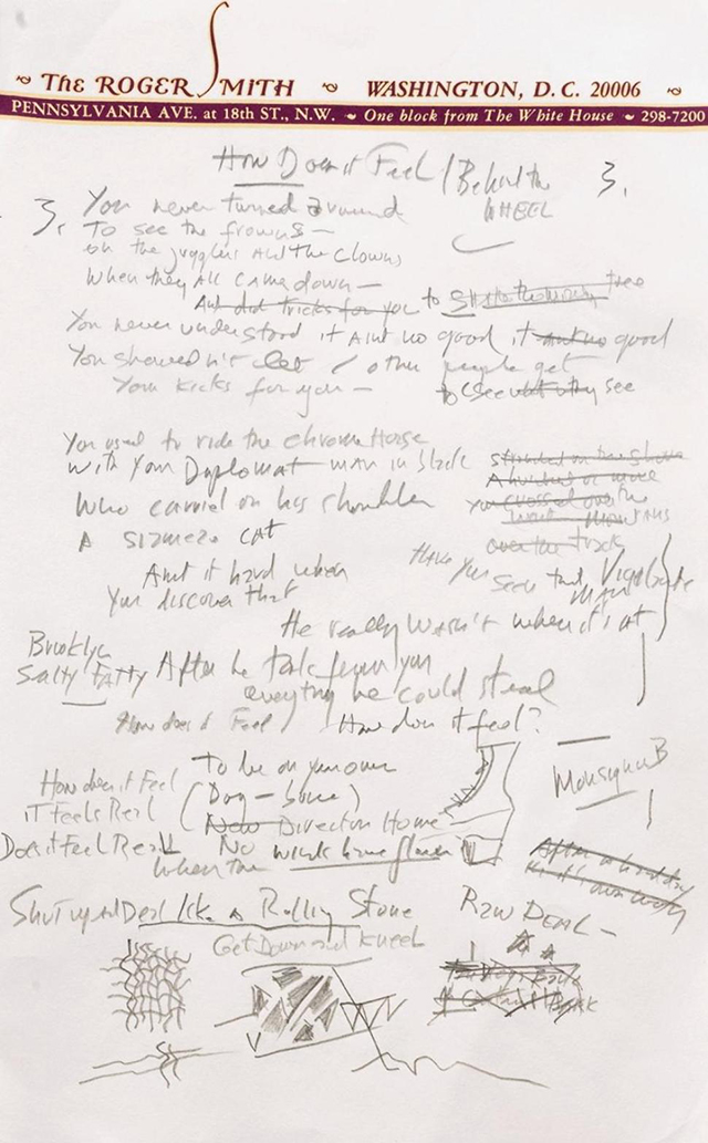 Рукопись Боба Дилана выставлена на торги (фото 1)