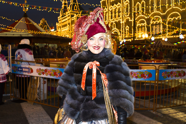Открытие рождественской ярмарки и ГУМ-катка на Красной площади (фото 11)