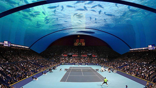 В Дубае построят теннисные корты под водой (фото 1)