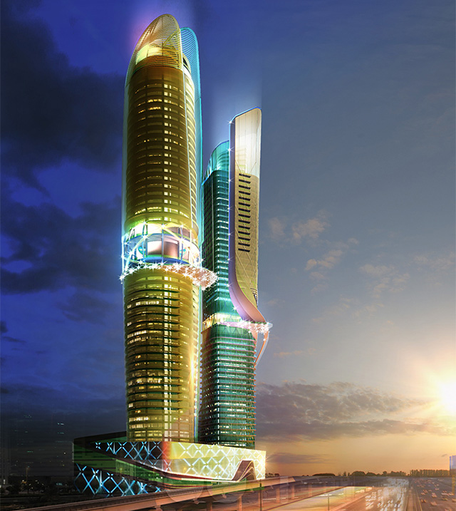 В Дубае построят отель с тропическим лесом на открытых этажах (фото 1)