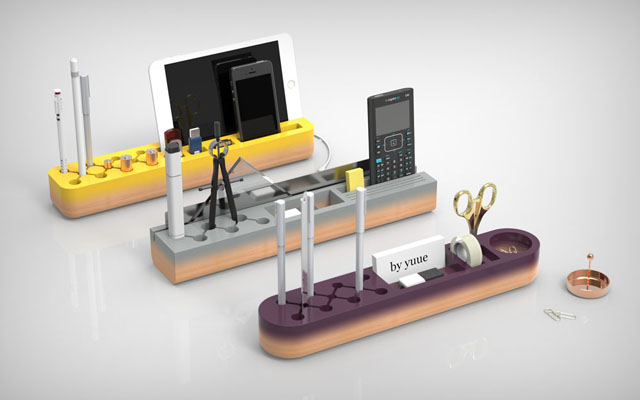 Дизайнеры из Yuue design придумали самый простой органайзер для рабочего стола (фото 1)