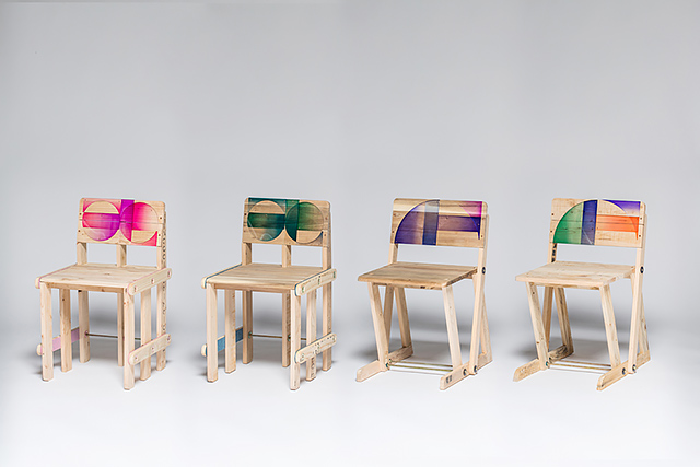 Корейские дизайнеры сделали стулья из старых поддонов (фото 3)