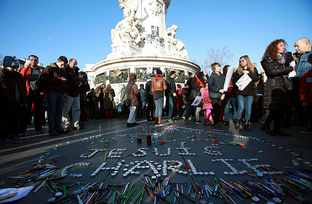 #JeSuisCharlie: Марш мира в 25 фотографиях (фото 10)