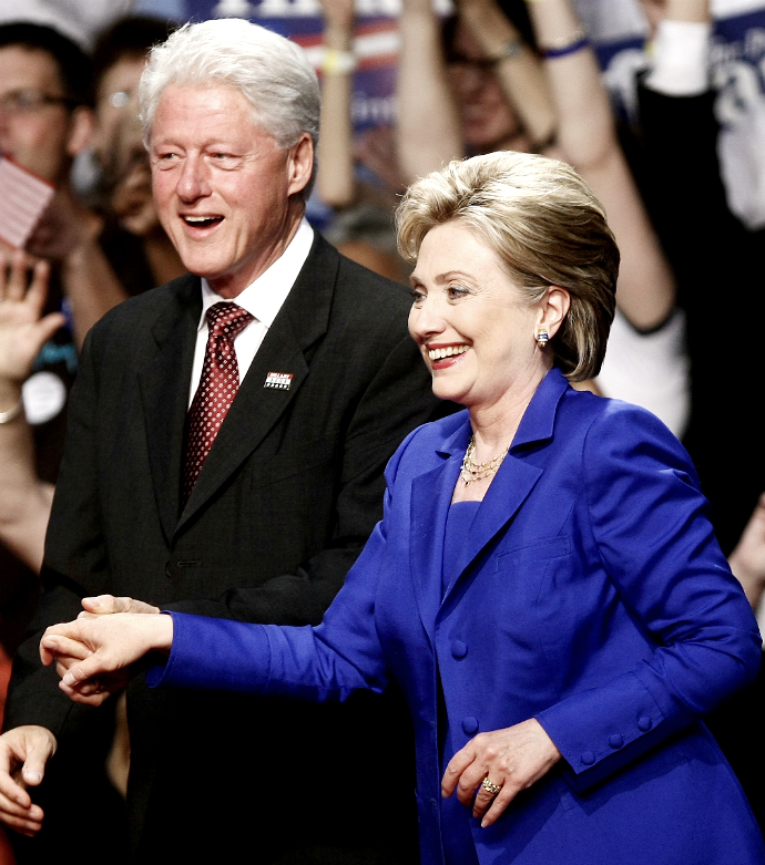 Билл и Хилари Клинтон