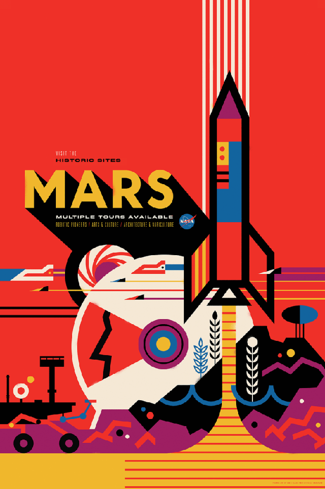 Per aspera ad astra: туристические постеры от NASA (фото 5)