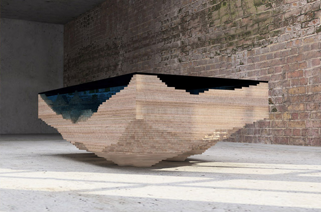 Объект желания: кофейный стол Duffy London в виде 3D карты моря (фото 3)