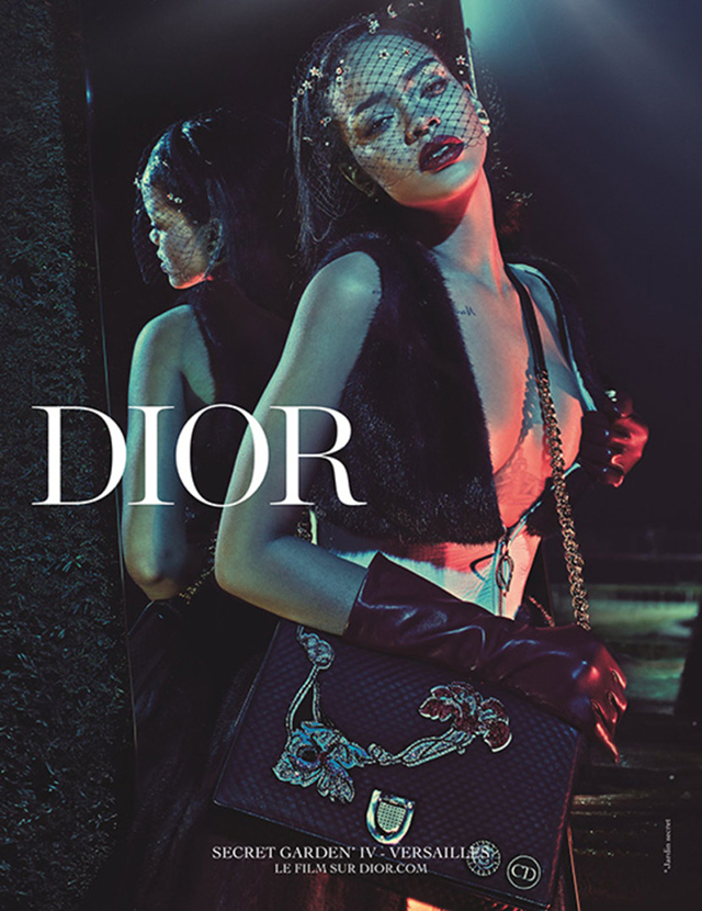 Первые кадры из кампании Dior Secret Garden с Рианной (фото 3)