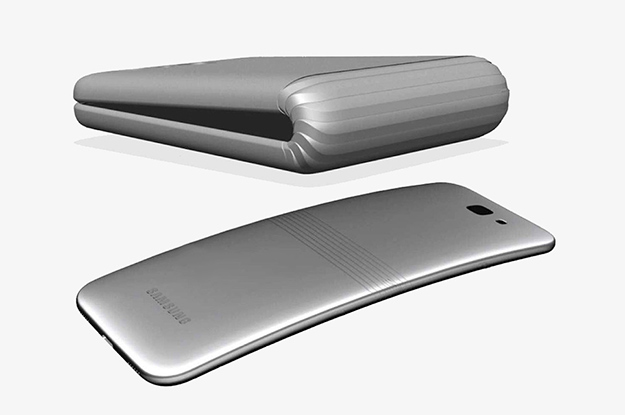 Samsung запатентовал складывающийся смартфон (фото 1)