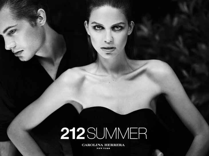 Рекламная кампания Carolina Herrera 212 Summer 1