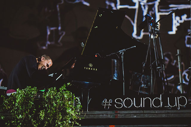 Игорь Вдовин, Денис Симачев и Алена Долецкая на третьем концерте SOUND UP (фото 2)