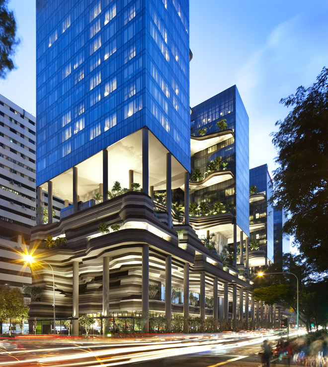 Чудеса дизайна: Отель Parkroyal в сердце Сингапура (фото 17)