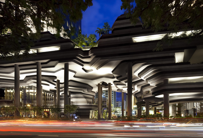 Чудеса дизайна: Отель Parkroyal в сердце Сингапура (фото 7)