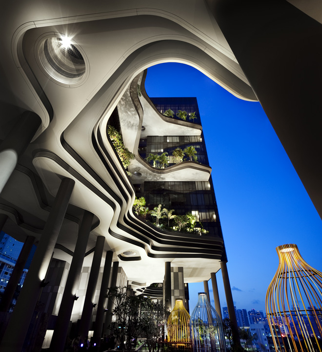 Чудеса дизайна: Отель Parkroyal в сердце Сингапура (фото 15)