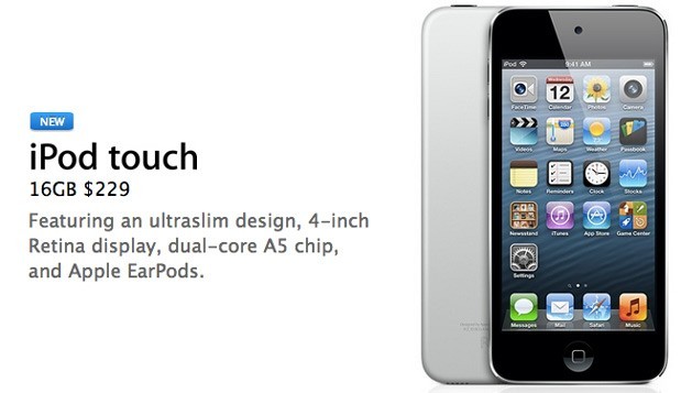 Apple выпустил бюджетный iPod touch 5 (фото 1)