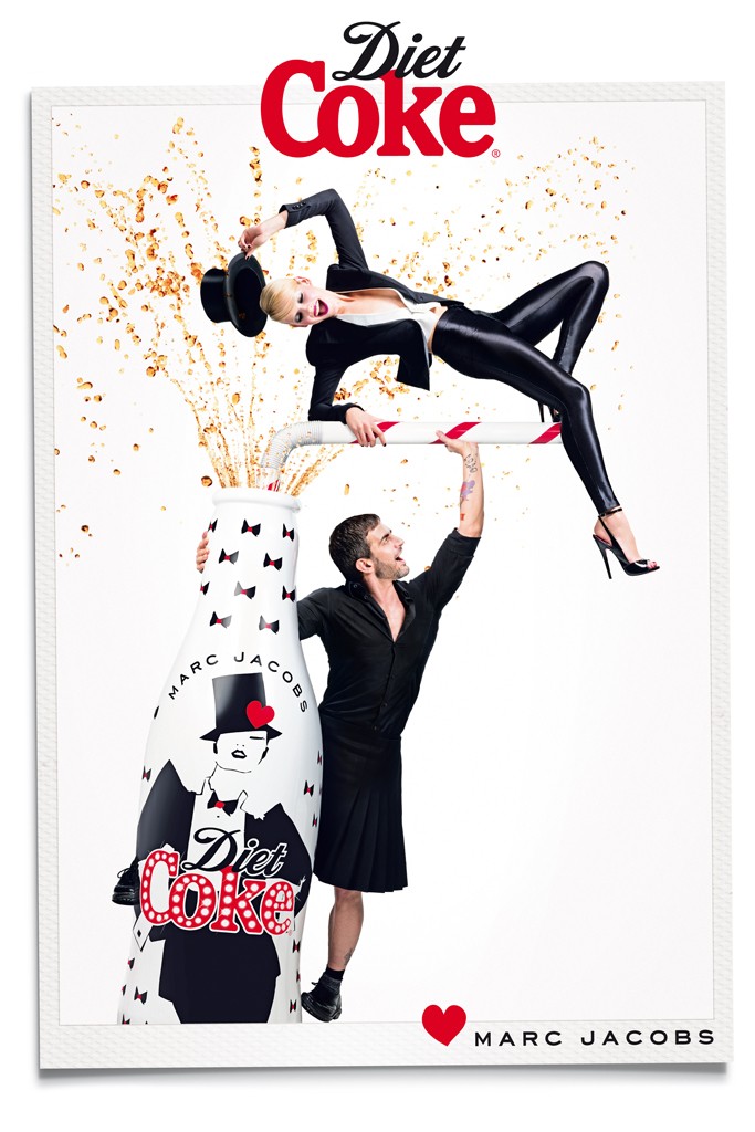 Марк Джейкобс и Гинта Лапина в кампании Diet Coke (фото 4)