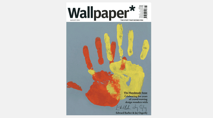 Журнал Wallpaper* поместил на обложки отпечатки ладоней известных дизайнеров