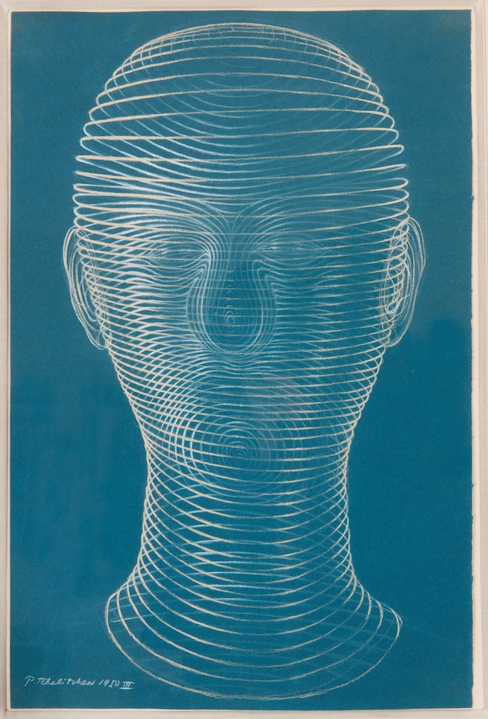 Павел Челищев. "Голова (Спираль) III", 1950