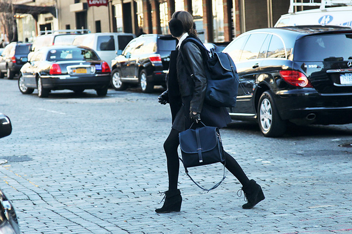 Неделя моды в Нью-Йорке. Streetstyle. Часть 5 (фото 6)