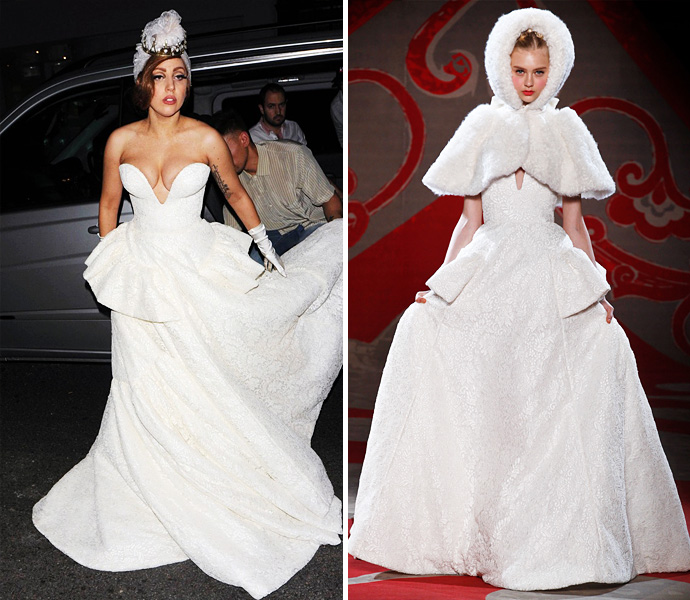 Леди Гага в нарядах Ulyana Sergeenko (фото 3)