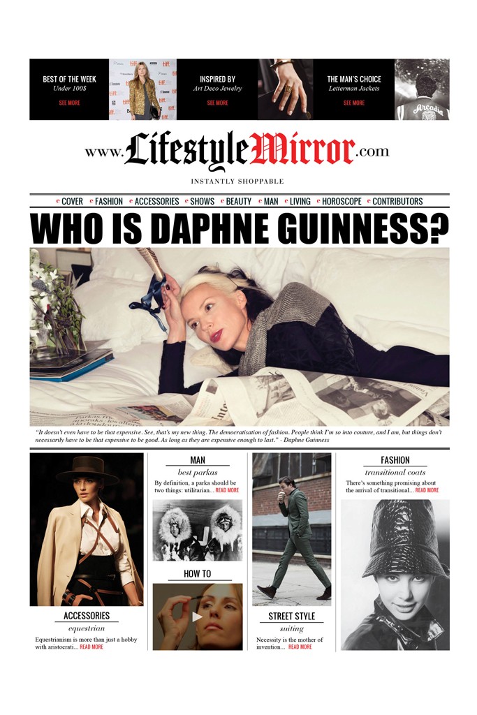 Дафна Гиннесс открывает LifeStyle Mirror (фото 3)