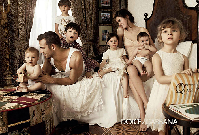 Рекламная кампания Dolce \u0026 Gabbana Baby