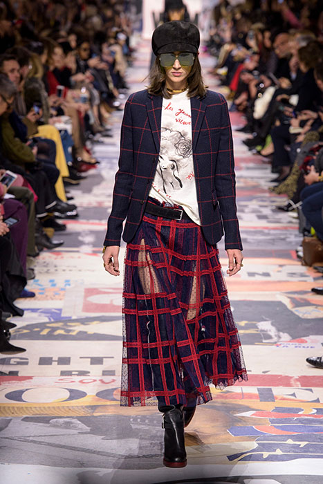 dior plaid