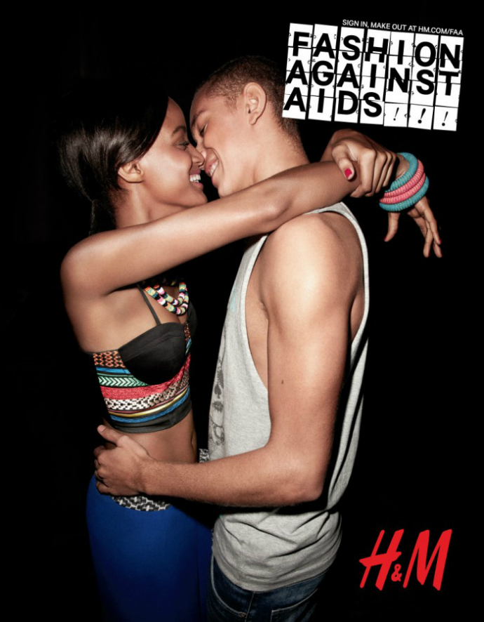 "Мода против СПИДа" в рекламе H&M (фото 5)