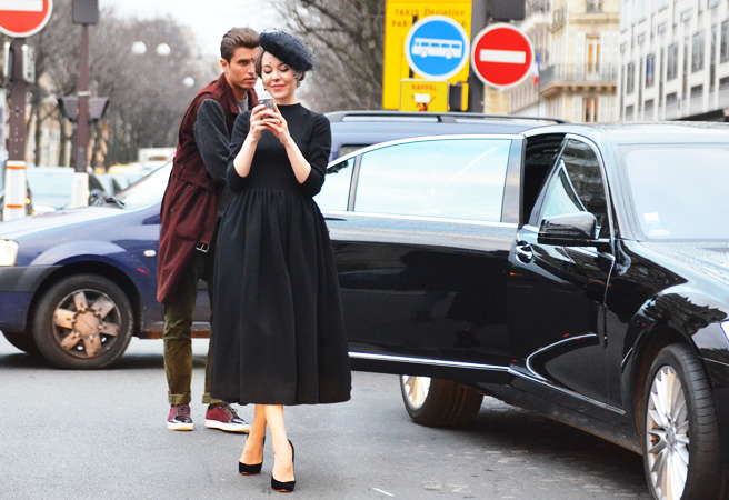 Haute Couture в Париже: streetstyle. Часть 1 (фото 3)