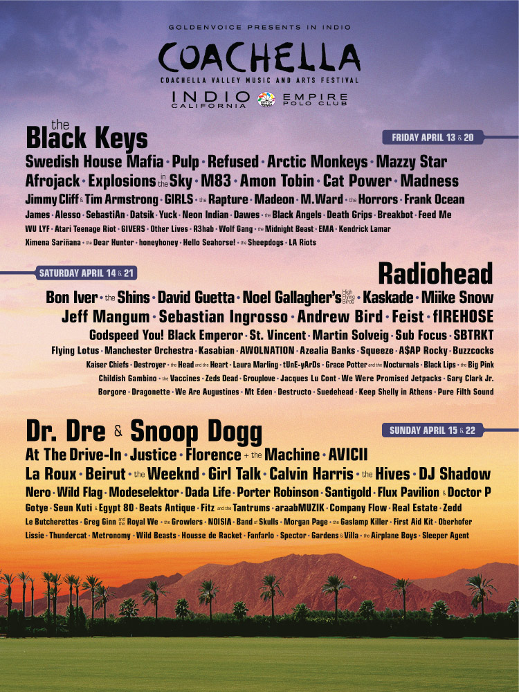 Black Keys и Radiohead на фестивале Coachella (фото 1)