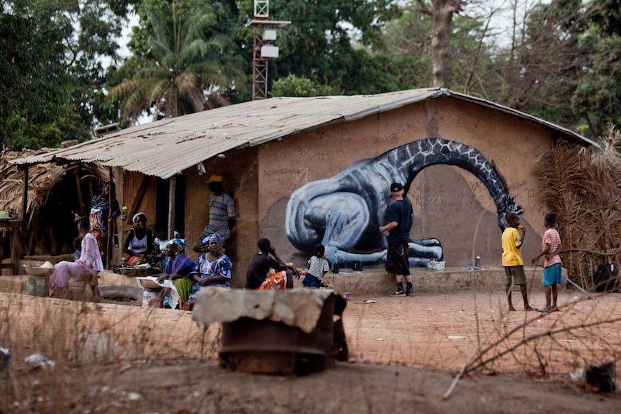 Стрит-арт в Гамбии (фото 10)