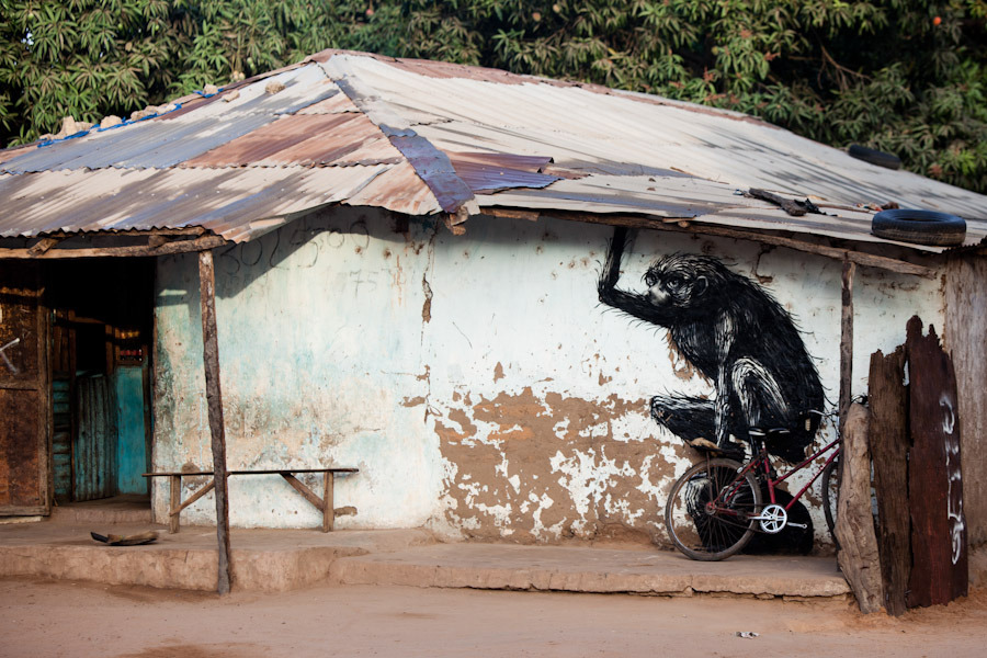 Стрит-арт в Гамбии (фото 11)