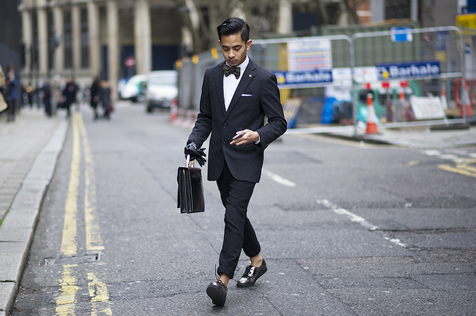Неделя мужской моды в Лондоне: streetstyle (фото 3)