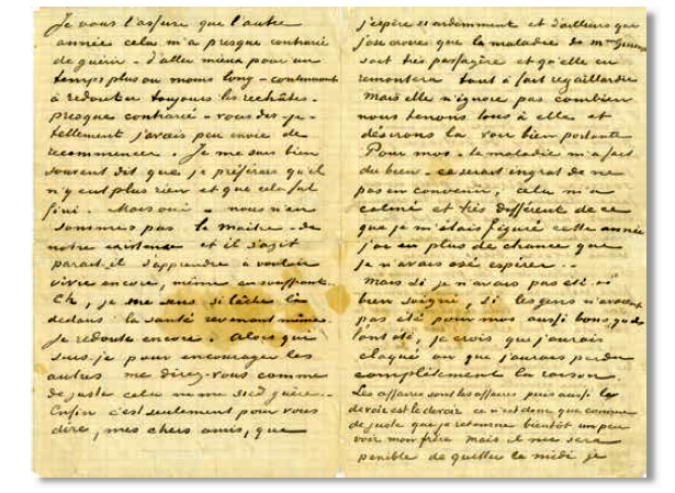 Письмо Ван Гога продано за $280 тысяч (фото 1)