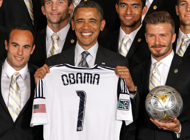 Обама поздравил команду Бекхэма (фото 2)