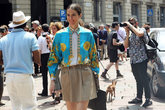 Неделя мужской моды в Милане: Streetstyle. Часть 2 (фото 1)