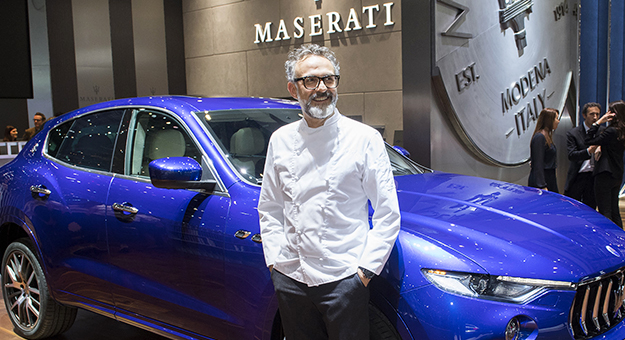 Maserati привезли на Женевский автосалон повара