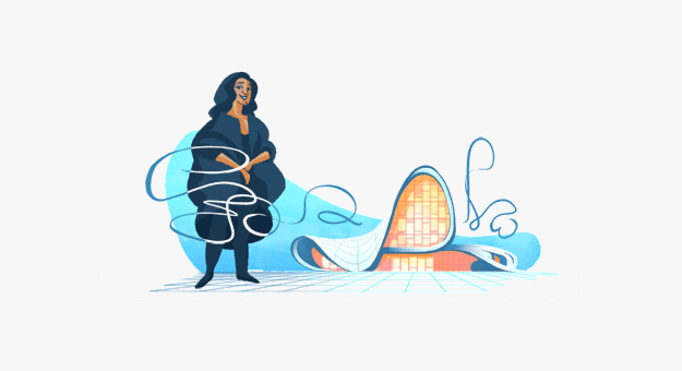 Google посвятили «дудл» Захе Хадид