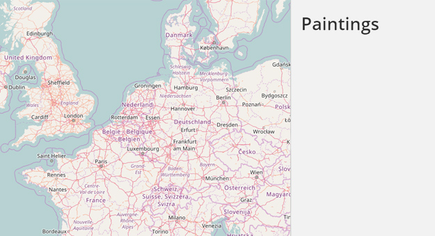 Mapping Paintings: онлайн-карта, показывающая миграцию живописи