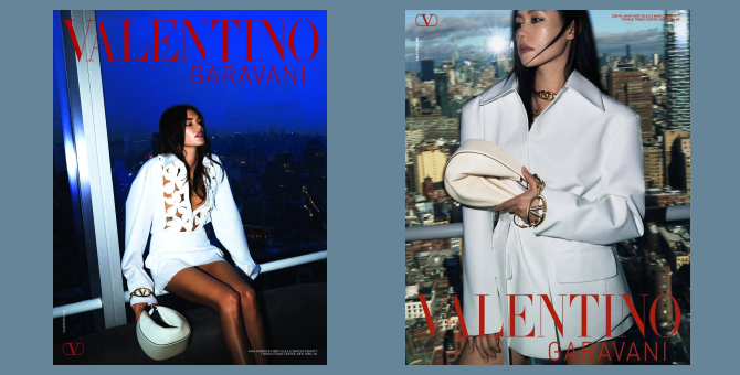 Кайя Гербер и Джолин Цай стали лицами рекламной кампании Valentino