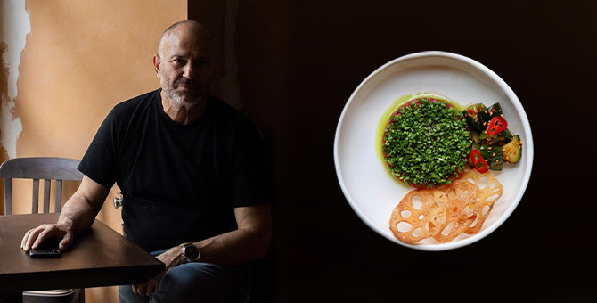 «Ну я кричу. Бывало, и тарелки бил»: шеф-повар Глен Баллис — о киргизском лагмане, курином супе и новом проекте Симачева