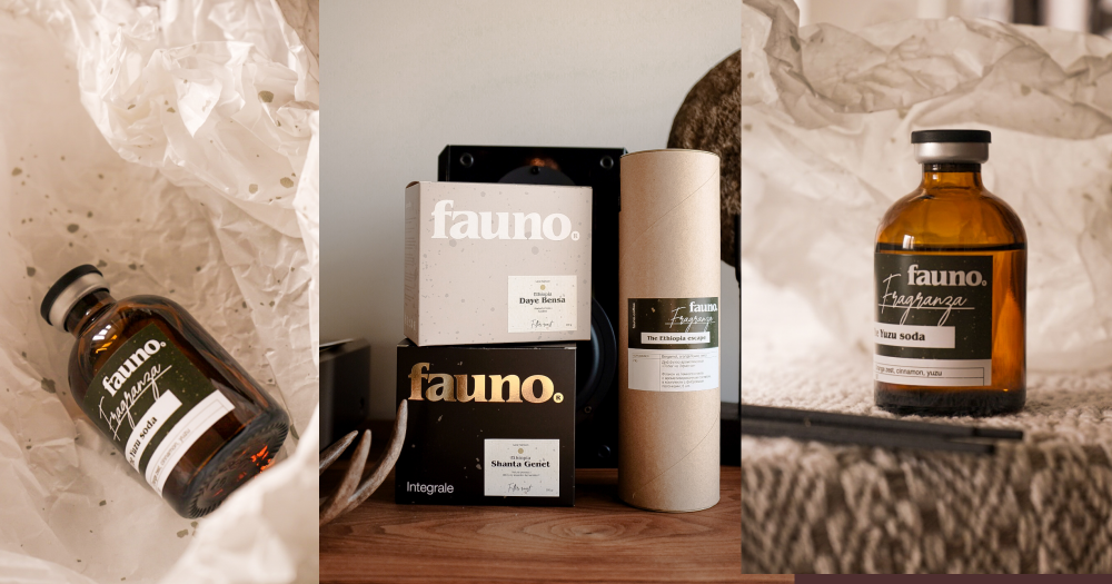 Бренд Fauno выпустил коллекцию кофейных капсул и домашних диффузоров